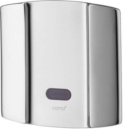 CT480AC(NL) ฟลัชวาล์วอัตโนมัติโถปัสสาวะชายชนิดฝังผนัง (BACK INLET)