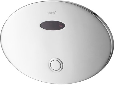 CT484AC(NL) ฟลัชวาล์วอัตโนมัติโถปัสสาวะชายชนิดฝังผนัง (BACK INLET)