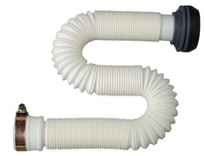 FS 014 สายท่อย่นน้ำทิ้งยืดได้หดได้ ยาว 40-110 ซม. มีกิ๊ฟรัด