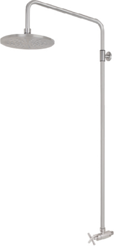 WS-8086R SINGLE HANDLE SHOWER COLUMN L-SPOUT, HEAD SHOWER 8"