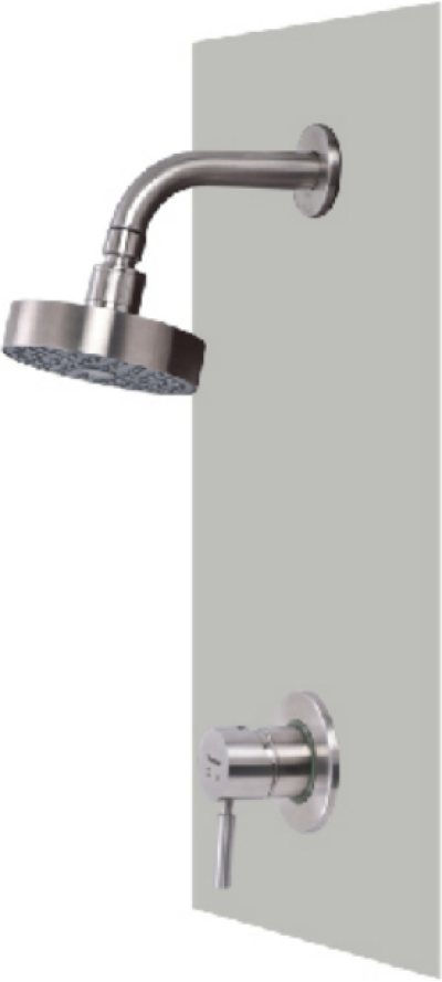 WS-6031 ชุดฝักบัว แบบก้านแข็ง หัว 3 นิ้ว