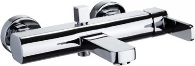 KF-20-720-50 ก๊อกผสมอ่างอาบน้ำแบบก้านโยก ติดผนัง สำหรับฝักบัวสายอ่อน