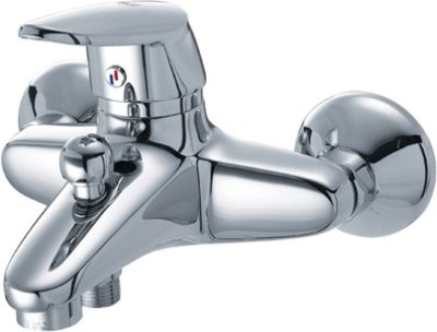 KF-26-720-50 ก๊อกผสมอ่างอาบน้ำแบบก้านโยก ติดผนัง พร้อมที่สลับทางน้ำ (Diverter) สำหรับฝักบัวสายอ่อน