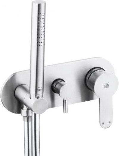 HFDSP-313134 ก๊อกเดี่ยวผสมอ่างอาบน้ำแบบติดผนัง พร้อม ฝักบัวมือถือ รุ่น RIVIERA