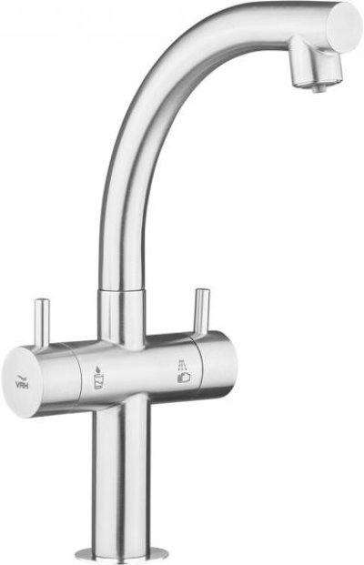 HFVSB-100254 ก๊อกน้ำดื่มน้ำใช้ตั้งพื้น+STOP VAVLE-DUO