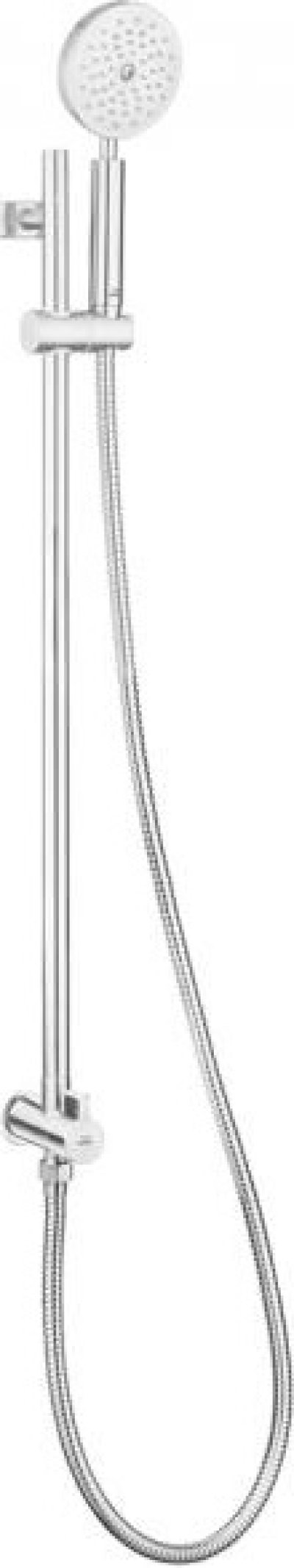 HFVSB-3120L3 ก๊อกเดี่ยวฝักบัวติดผนัง พร้อมราวสไลด์และฝักบัวสายอ่อนขนาด 4 นิ้ว รุ่น TEMPO