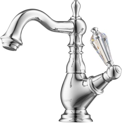 CT1200C17ST ก๊อกเดี่ยวอ่างล้างหน้า รุ่น GLAMIS (มือจับ CRYSTAL)