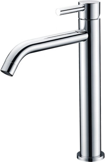 KF-32-611-50 ก๊อกเดี่ยวอ่างล้างหน้าทรงสูงแบบก้านโยก (ไม่มีป๊อปอัพ)