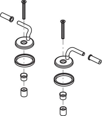 GS1053000 ชุดหูฝารองนั่ง 18120X