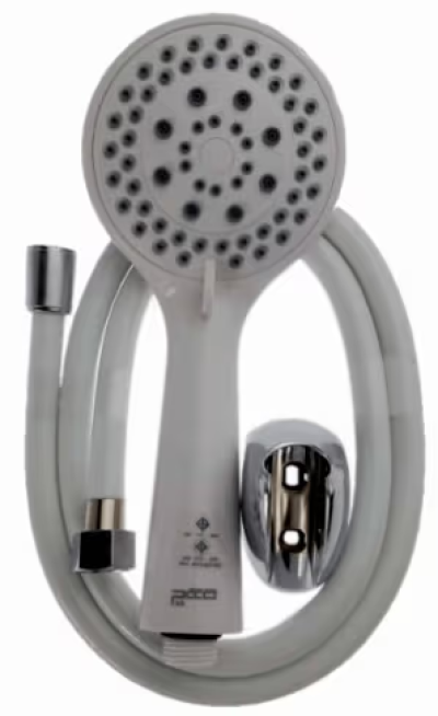 ES017 ชุดฝักบัวอาบน้ำแบบสายอ่อน 3 ระบบ สีโครเมี่ยม