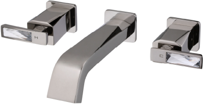 CT2121C32ST#BN ก๊อกผสมอ่างล้างหน้าเซ็นเตอร์ 8 นิ้ว ชนิดติดผนัง รุ่น GLACIER