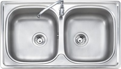 DLS86B อ่างล้างจาน 2 หลุม