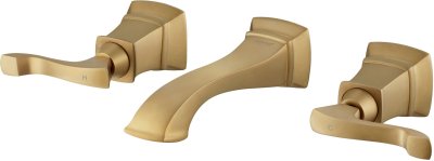 CT2232#GRM ก๊อกผสมอ่างล้างหน้า แบบติดผนัง เซ็นเตอร์ 8 นิ้ว รุ่น EVERETT