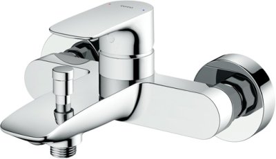 TBG04302T ก๊อกผสมสำหรับลงอ่างอาบน้ำและยืนอาบ ชนิดติดผนัง (ไม่รวมชุดฝักบัวสายอ่อน)