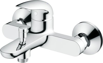 TBS03302T ก๊อกผสมสำหรับลงอ่างอาบน้ำและยืนอาบ ชนิดติดผนัง (ไม่รวมชุดฝักบัวสายอ่อน)