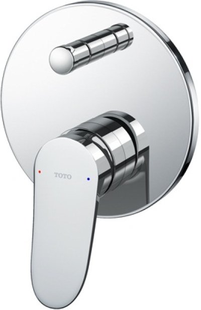 TBS04304T ก๊อกผสมสำหรับลงอ่างอาบน้ำและยืนอาบ ชนิดฝังผนัง พร้อมชุดเปลี่ยนทิศทางน้ำ