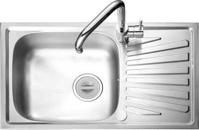 DL75MN อ่างล้างจาน 1 หลุม 1 ที่พัก