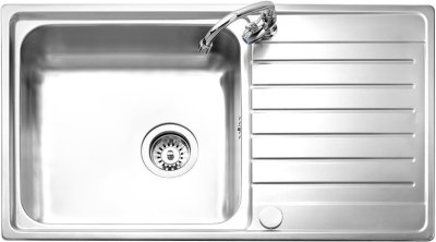 DLS80B อ่างล้างจาน 1 หลุม 1 ที่พัก