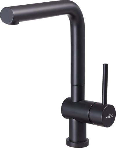 1345-D6 (B) ก๊อกผสมร้อน-เย็นแบบก้านโยก ทรงโค้งสูง