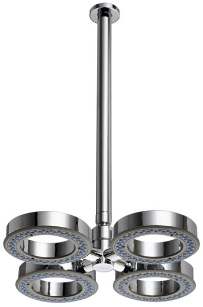 Z74C ฝักบัวก้านแข็งแบบ 4 วง ชนิดติดเพดาน รุ่น MODULAR