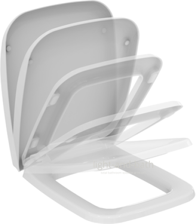 550000S-WT ฝารองนั่ง รุ่น VENTUNO (สีขาว)