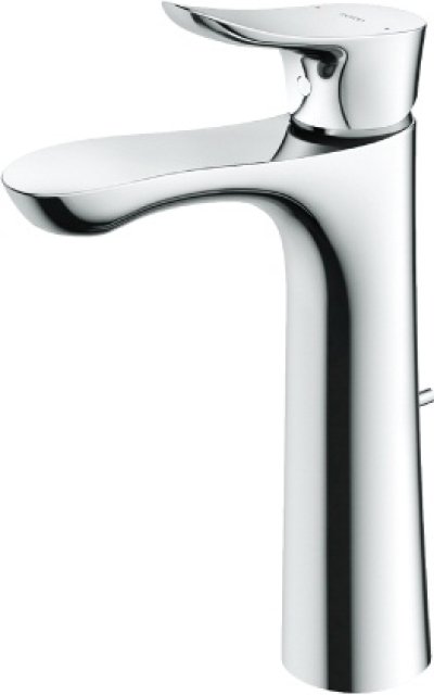 TLG01304T ก๊อกผสมอ่างล้างหน้าแบบก้านโยก ทรง Semi-tall พร้อมสะดือป๊อปอัพ รุ่น GO