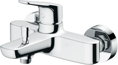 TBG03302T ก๊อกผสมสำหรับลงอ่างอาบน้ำและยืนอาบ ชนิดติดผนัง (ไม่รวมชุดฝักบัวสายอ่อน)