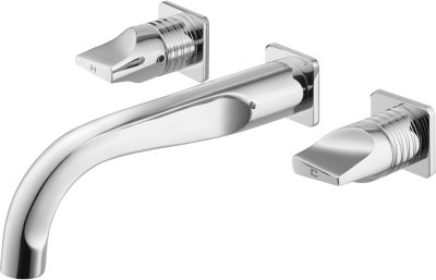 CT2283C46 ก๊อกผสมอ่างล้างหน้าเซ็นเตอร์ 8 นิ้ว ชนิดติดผนัง รุ่น CRESCENT