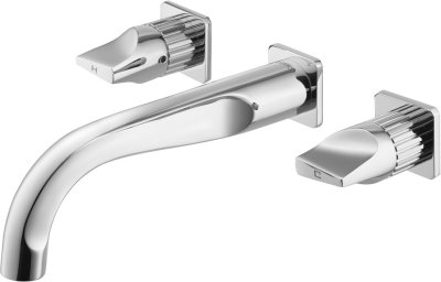 CT2283C44 ก๊อกผสมอ่างล้างหน้าเซ็นเตอร์ 8 แบบติดผนัง (โครม) รุ่น CRESCENT