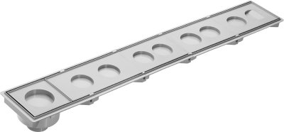 CT6401Z2P รางน้ำทิ้งสำหรับท่อ PVC ขนาด 2 นิ้ว (ยาว 100 ซม.)