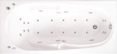 BWA412PP(H) อ่างระบบน้ำวนอัดอากาศ พร้อมสะดือป๊อปอัพ รุ่น VALENTINO