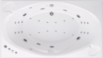 BWA423PP(H) อ่างระบบน้ำวนอัดอากาศแบบมีมือจับ พร้อมสะดือป๊อปอัพ รุ่น VALENCIA