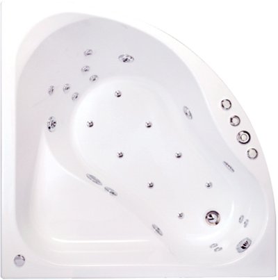 BWA434PP(H) อ่างระบบน้ำวนอัดอากาศ พร้อมสะดือป๊อปอัพ รุ่น GENOVA