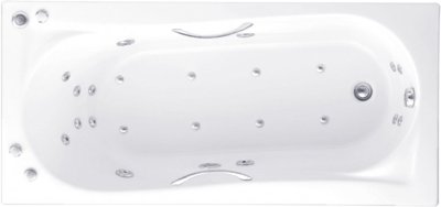 BWA442PP(H) อ่างระบบน้ำวนอัดอากาศ พร้อมสะดือป๊อปอัพ รุ่น DIVA