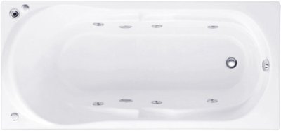 BHW321PP(H) อ่างระบบน้ำวนแบบมีมือจับ พร้อมสะดือป๊อปอัพ รุ่น MACONI