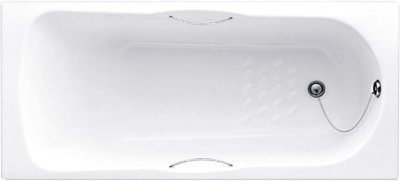 BH225D(H) อ่างอาบน้ำแบบมีมือจับ พร้อมสะดือสายโซ่ รุ่น DONNA 1500