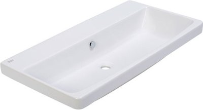 WP-F521-WT (CCASF521-1000410F0) อ่างล้างหน้า แบบฝังบนเคาน์เตอร์ รุ่น FECILITY