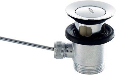 BAD2-50 สะดืออ่างล้างหน้าแบบป๊อปอัพ (มีรูน้ำล้น)