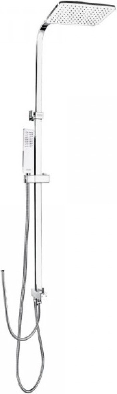 KRS-031-000R1 ชุดฝักบัว Rain Shower พร้อมที่สลับทางน้ำ (Diverter) และฝักบัวสายอ่อนปรับน้ำ 1 ระดับ และสายต่อเข้าก๊อกน้ำ