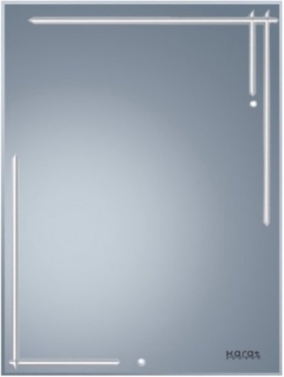 BW94B-50 กระจกเงา ทรงสี่เหลี่ยมผืนผ้า ขนาด 45x60 ซม. แกะลาย