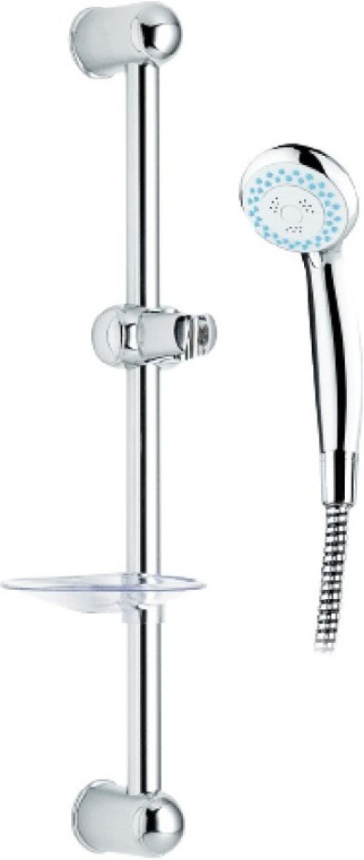 PM611(HM) ฝักบัวสีโครเมี่ยมปรับระดับ 5 ฟังก์ชั่น พร้อมชุดราวแขวนปรับระดับ