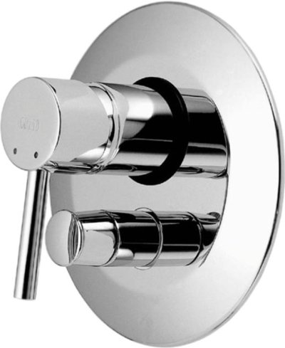 CT593AV วาล์วผสมเปิด-ปิดน้ำแบบก้านโยกชนิดฝังผนังพร้อมวาล์วเปลี่ยนทิศทางน้ำ รุ่น ANTHONY