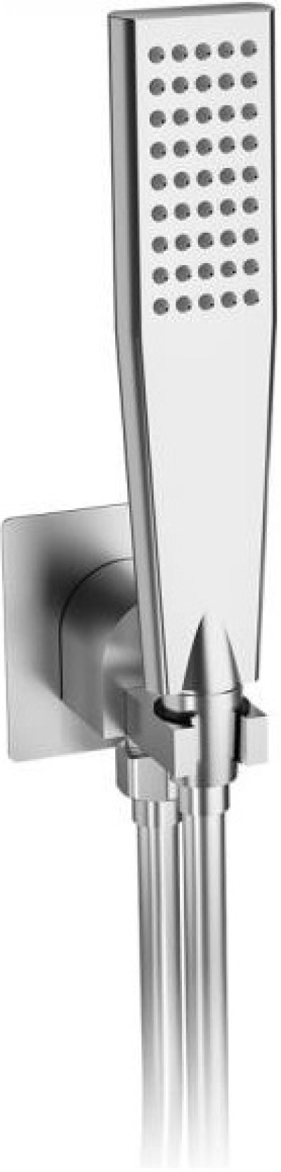 FJVHF-177AJS ฝักบัวมือถือทรงแบนเหลี่ยม+ขายึด+สายฝักบัว SUS รุ่น CONTOUR