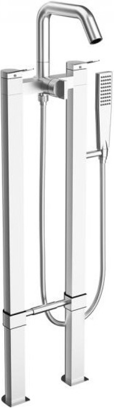 HFVSP-4002C5 ก๊อกผสมอ่างอาบน้ำ แบบตั้งพื้น พร้อมฝักบัวมือถือ รุ่น CONTOUR