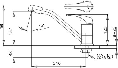 CT188D ก๊อกอ่างซิงค์แบบก้านโยก รุ่น ARONA