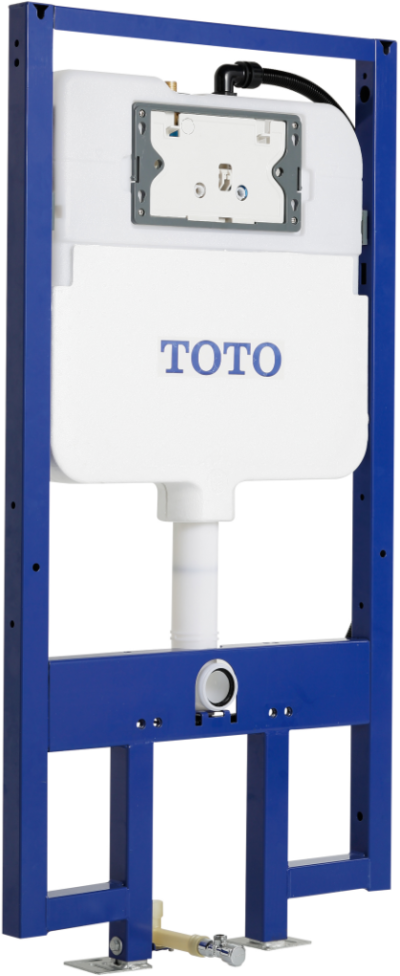 WH172AAT หม้อน้ำซ่อนผนังแบบกดหน้า (มีเฟรม) ใช้น้ำ 4.5/3 ลิตร