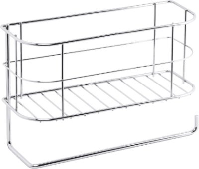 HWHOY-H104F ตะแกรงเอนกประสงค์พร้อมที่แขวนทิชชู(A0003)