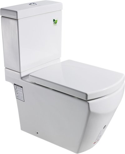 C17087 สุขภัณฑ์ แบบสองชิ้น 3/4.5 ลิตร รุ่น TETRAGON