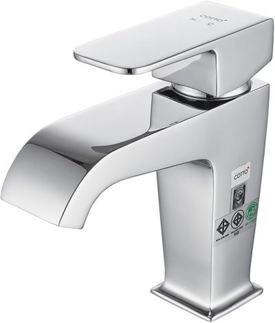 CT2190A ก๊อกผสมอ่างล้างหน้าแบบก้านโยกพร้อมสะดือป๊อบอัพและสายน้ำดี รุ่น SONATA