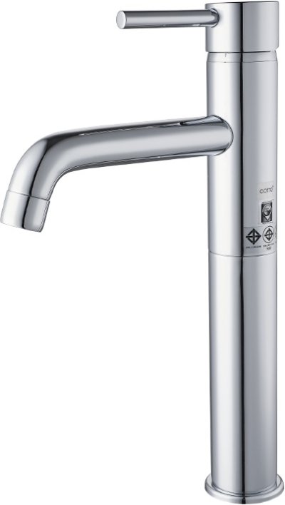 CT144AY ก๊อกเดี่ยวอ่างล้างหน้าทรงสูงแบบก้านโยก พร้อมสายน้ำดี รุ่น ANTHONY